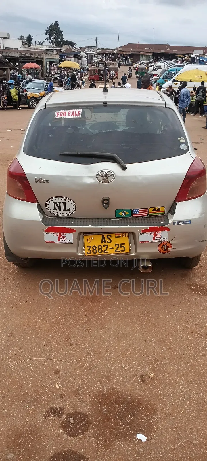 Toyota Vitz 1.3 AWD 3dr 2010 Off white