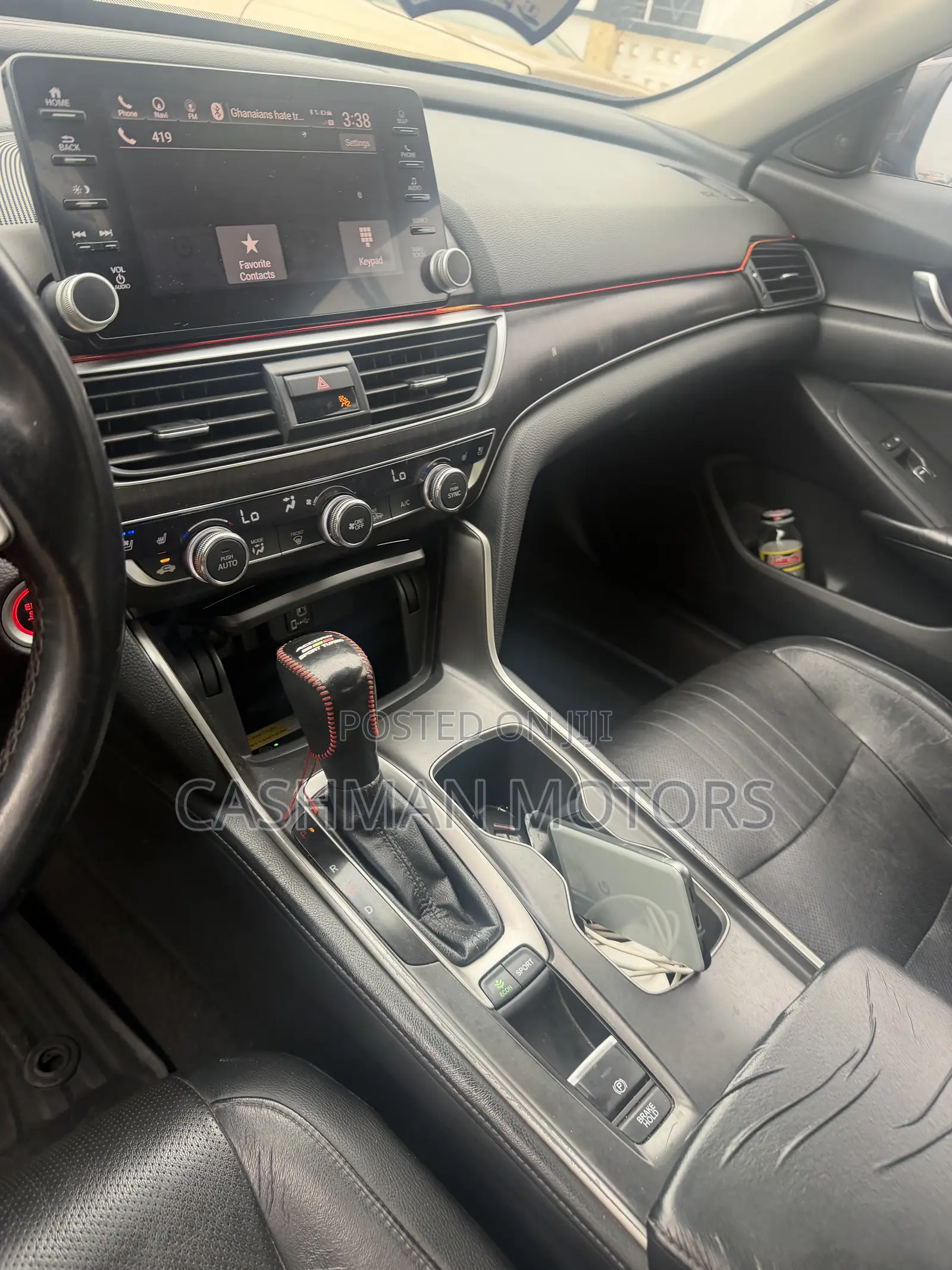 Honda Accord Touring 2018 Black