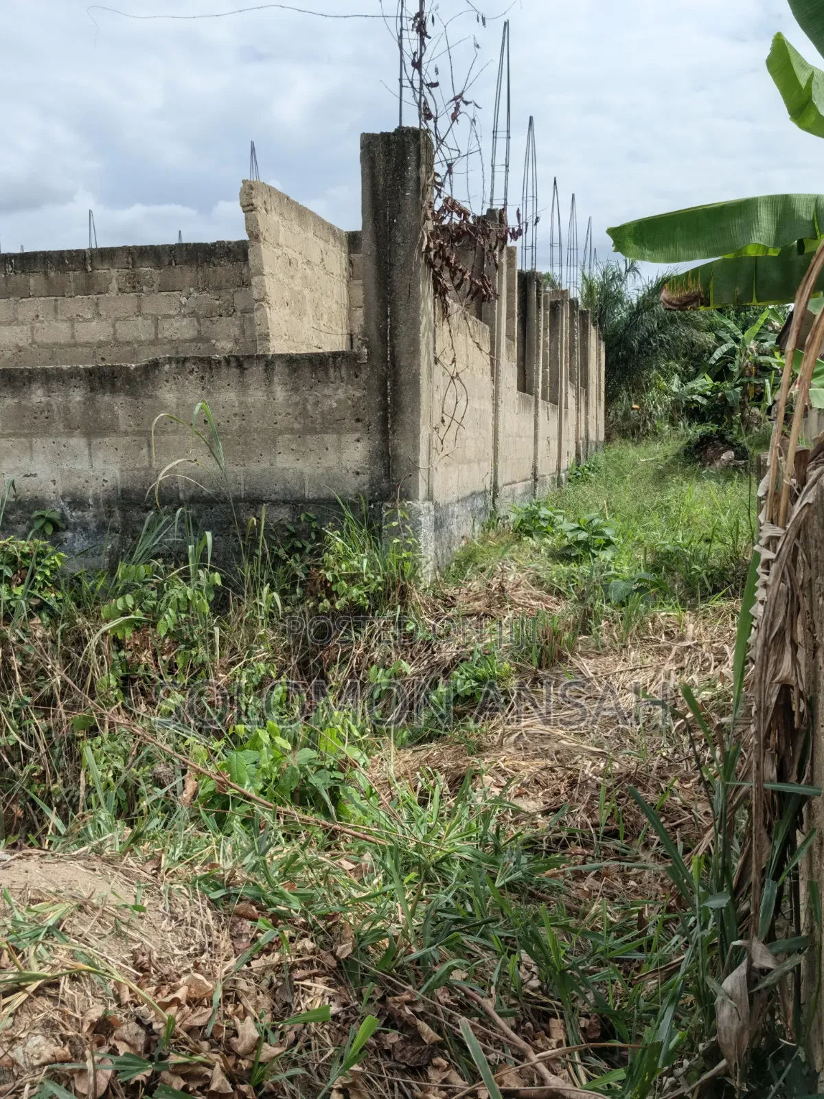 Two Plot With Proposed Guest House Structure  for Sale at Abuontem