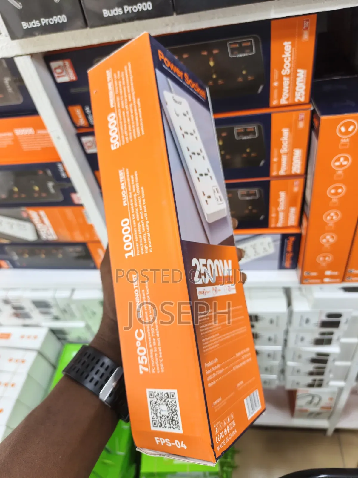 Fsudz Power Socket 2500w Multi-Function Power Strip
