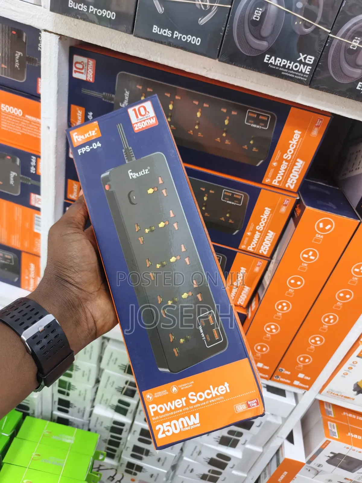 Fsudz Power Socket 2500w Multi-Function Power Strip