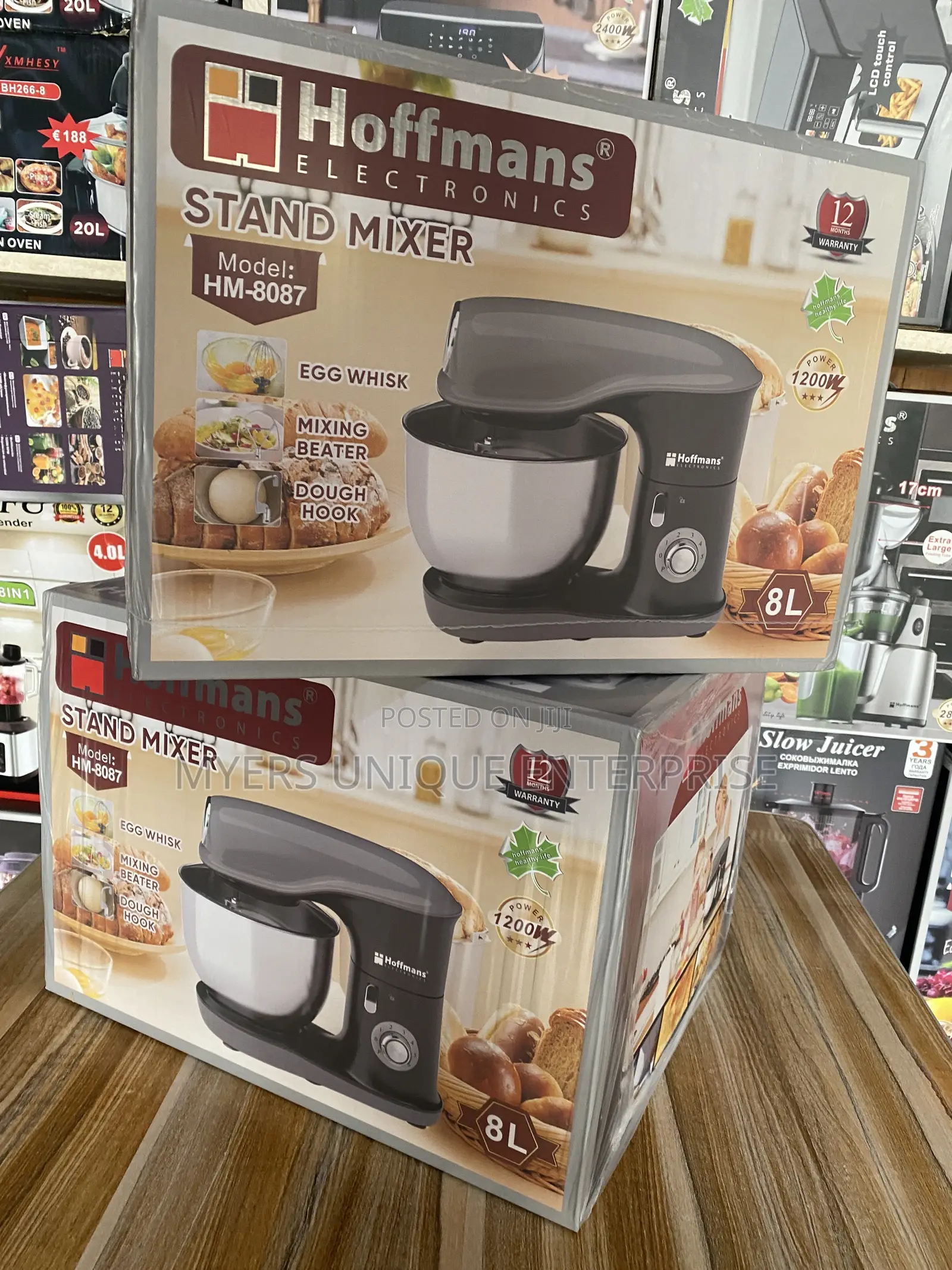 Large Capacity Stand Mixer - Perfect for Family Baking