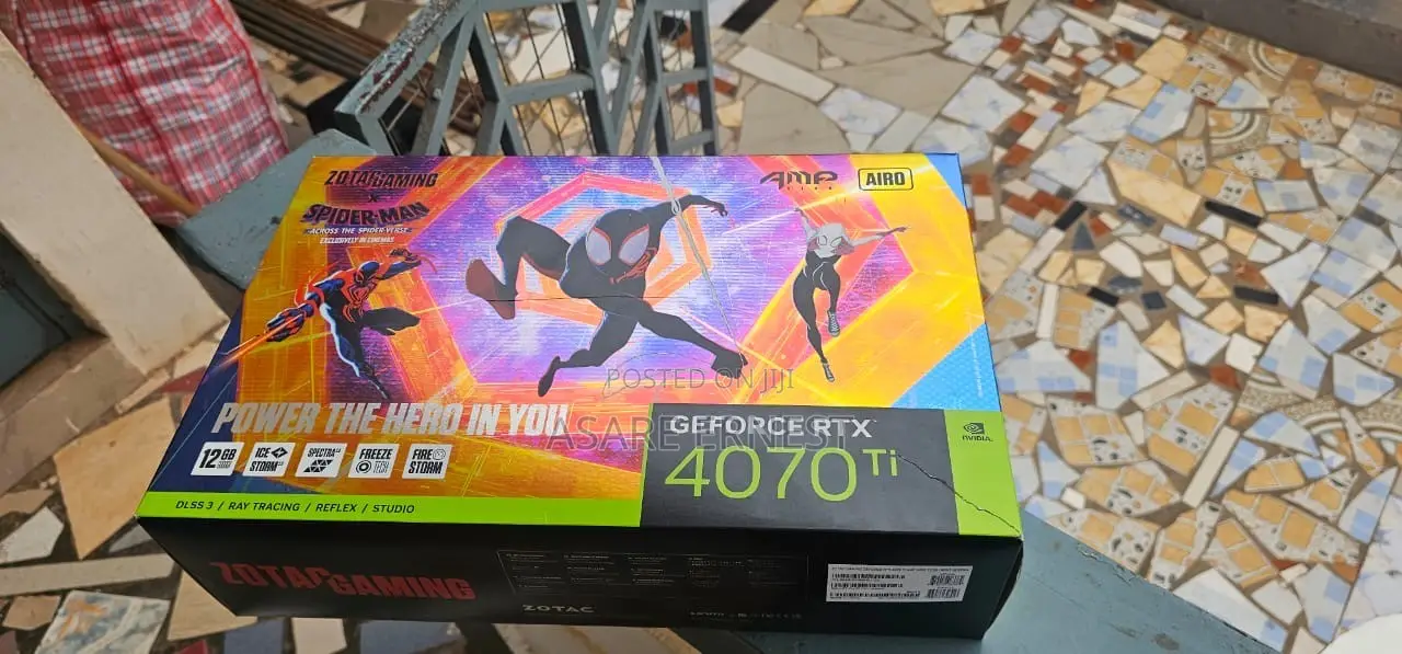 Zotac RTX 4070 Ti AMP AIRO 12g Spider Man Across Bundle Edition