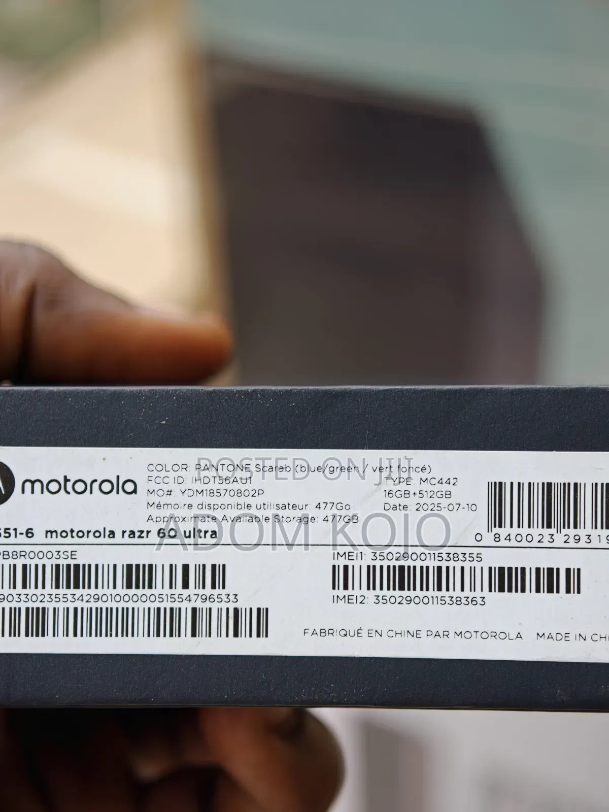 New Motorola Razr 60 Ultra 512 GB