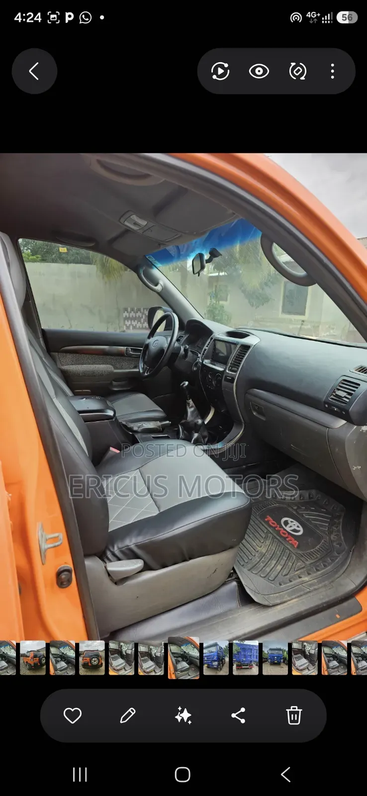 Toyota Land Cruiser Prado 2.7 i 16V 2008 Yellow
