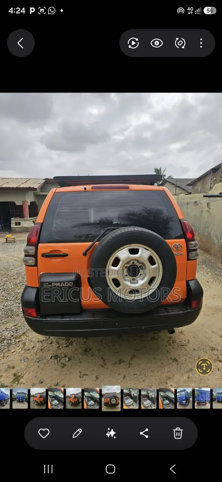 Toyota Land Cruiser Prado 2.7 i 16V 2008 Yellow