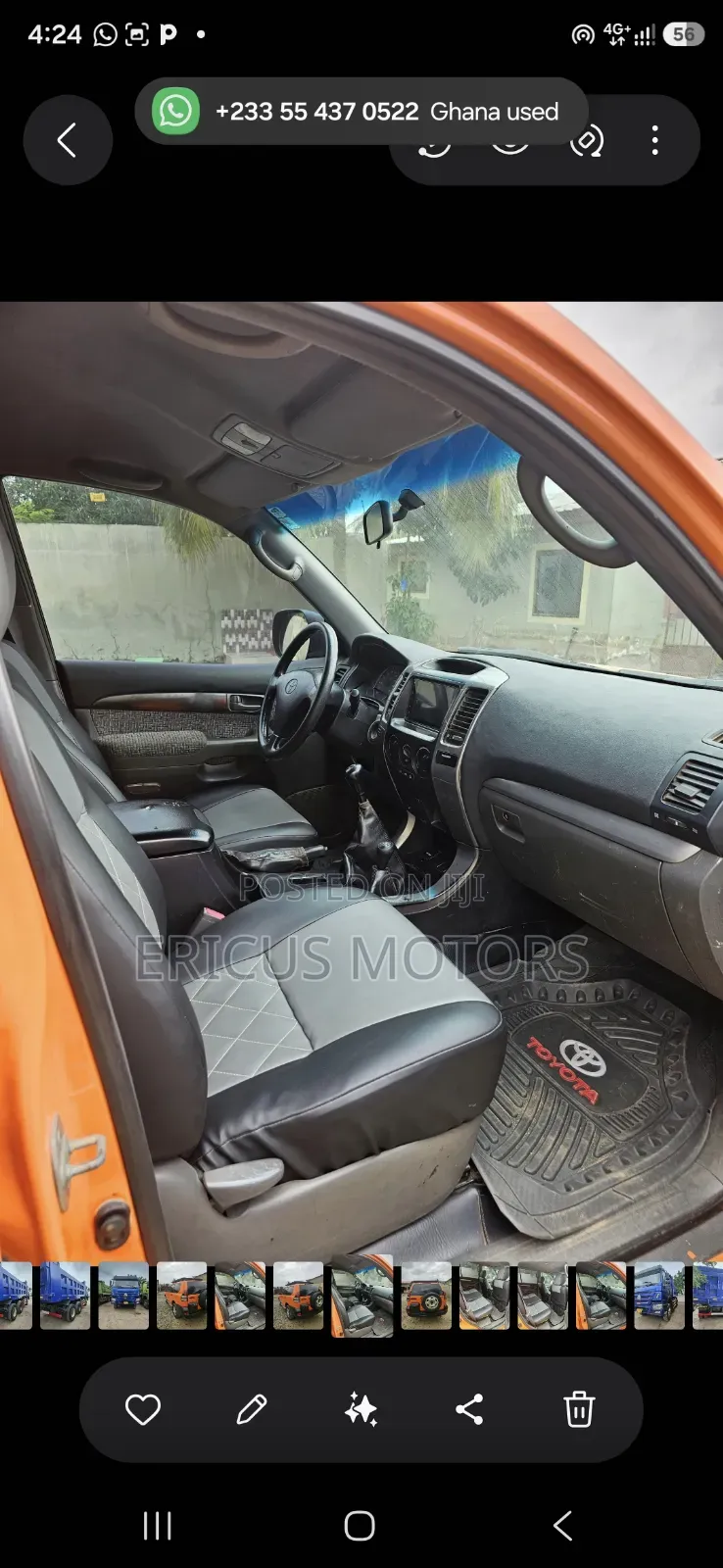 Toyota Land Cruiser Prado 2.7 i 16V 2008 Yellow