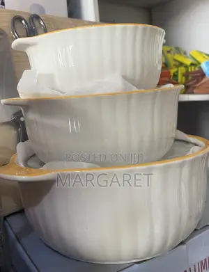 Ceramic Soup Pot 3set