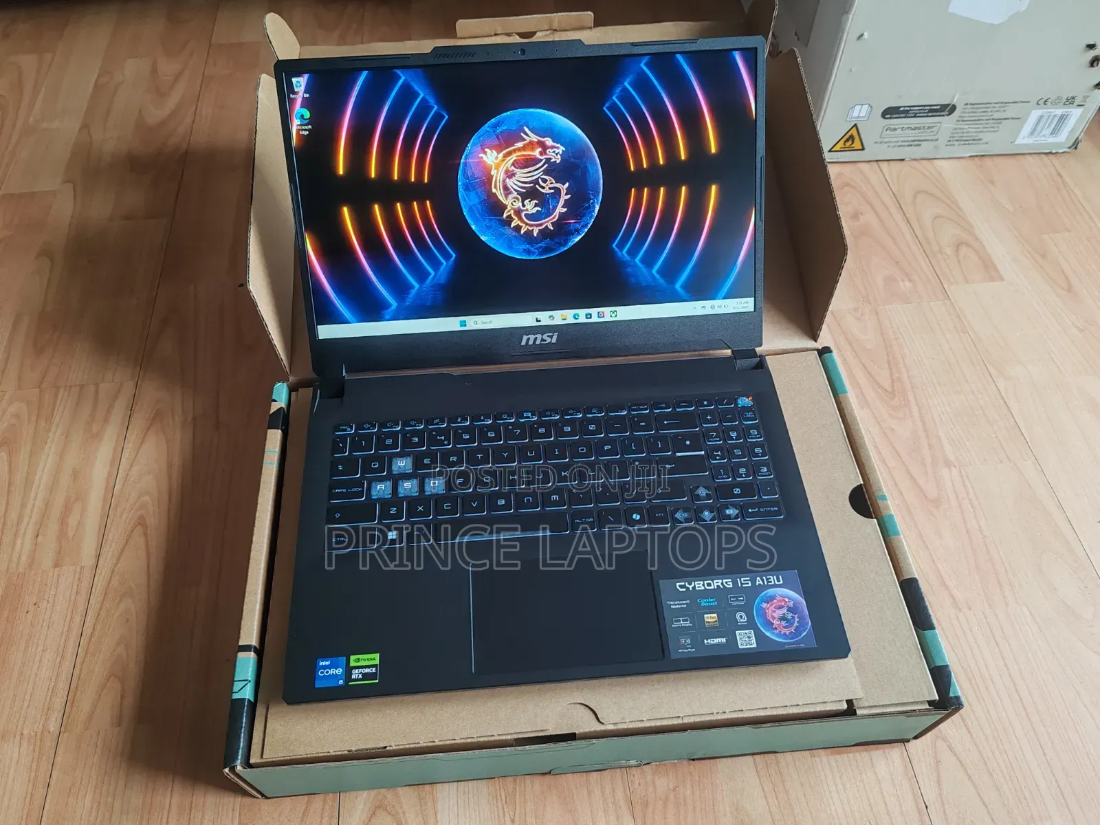New Laptop MSI Cyborg 15 16GB Intel Core i5 SSD 512GB