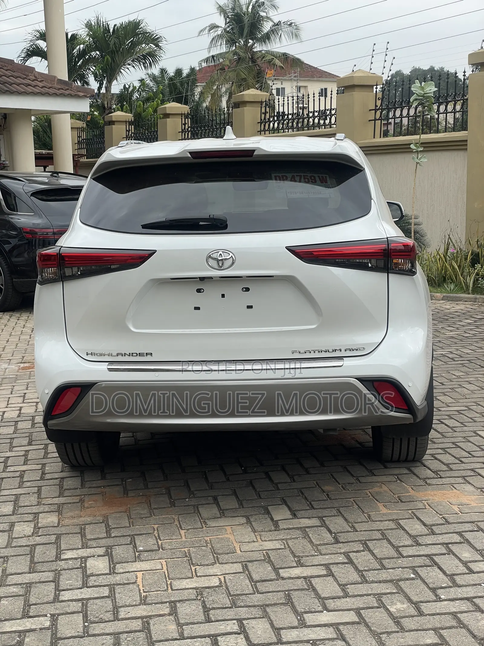 Toyota Highlander Platinum AWD 2023 White