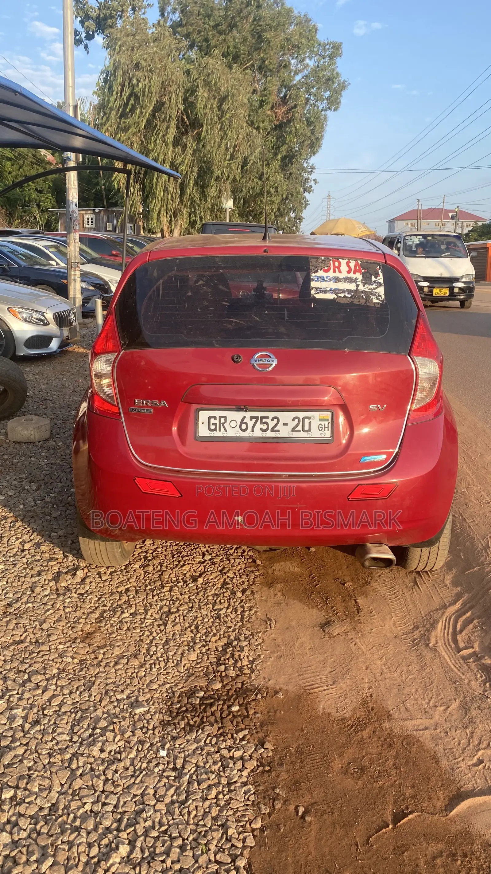 Nissan Note 2015 Burgundy