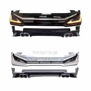 Land Cruiser Prado Front Bumper Spoiler With LED 2018,2019,2020,2021