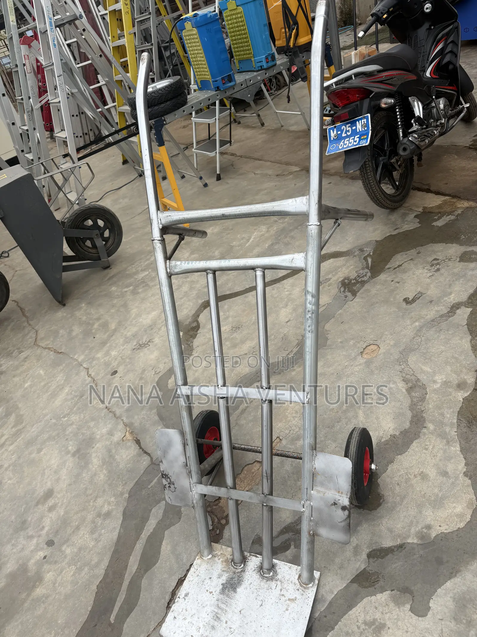 Silver Trolley Cart