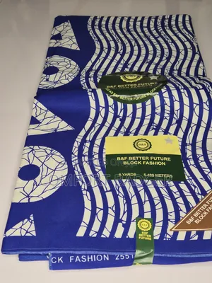 Circle and Triangle Small African Print in 6 Yards