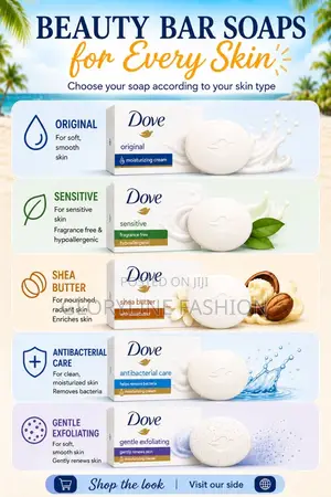 Dove Bar Soap(4bar in 1)