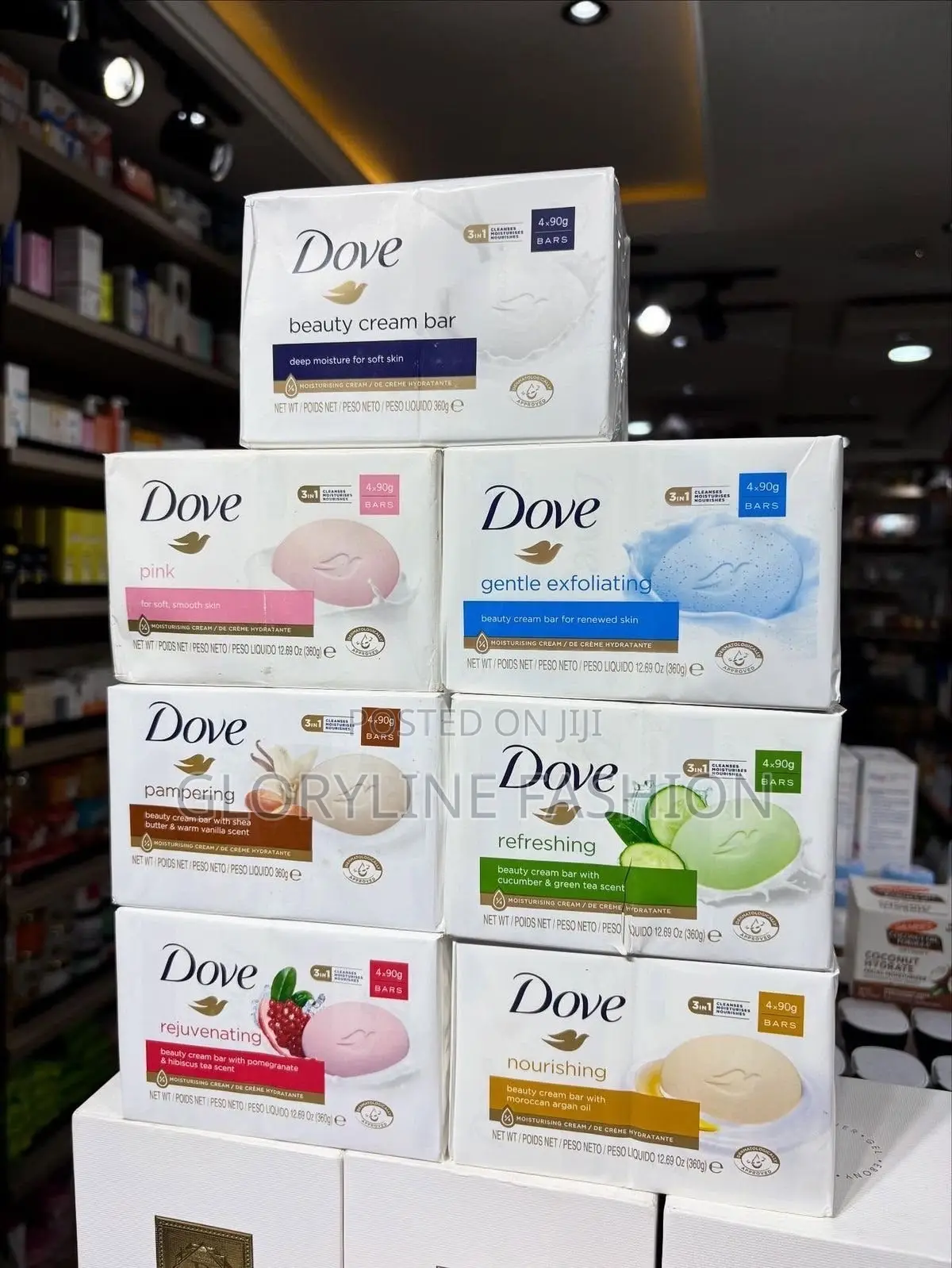 Dove Bar Soap(4bar in 1)