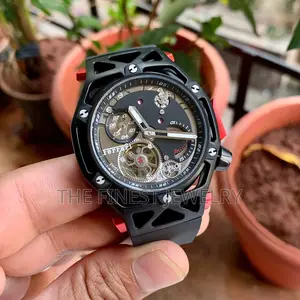 Hublot Techframe Ferrari Tourbillon Chronograph Wristwatch