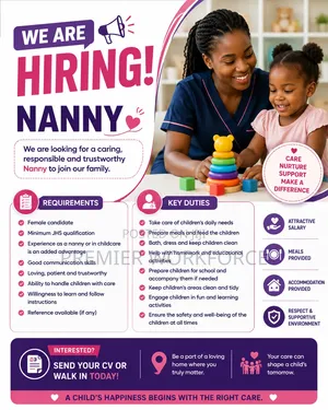 Urgent Requirement for Nanny