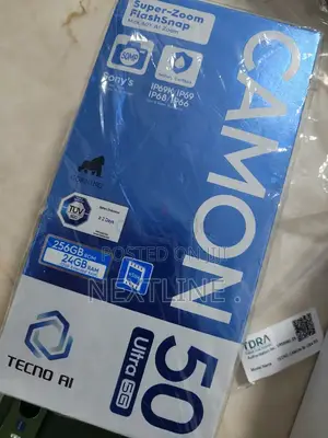New Tecno Camon 50 Ultra 512 GB Black