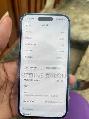 Apple iPhone 16 128 GB Blue