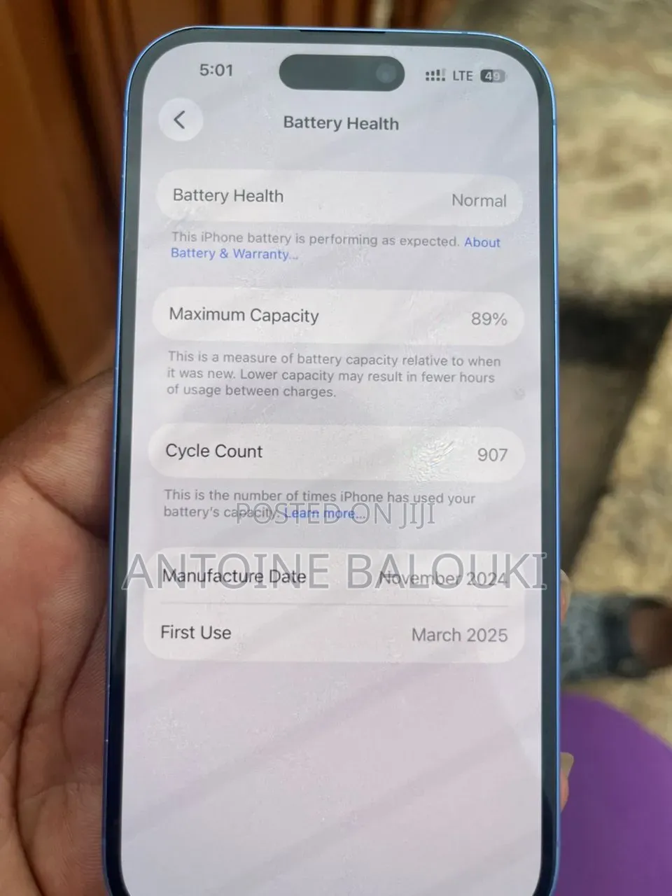 Apple iPhone 16 128 GB Blue