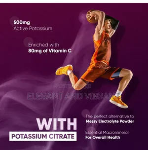 Potassium - Vitamin C - 360Tablets -Strength & Fitness-Immune Support