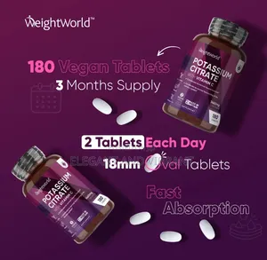 Potassium - Vitamin C - 360Tablets -Strength & Fitness-Immune Support