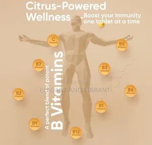 Vitamin B -Tablets - Vitamin B12, Biotin,VitaminB6,VitaminC,Vitamin B9