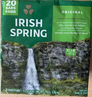 Irish Spring Canada Original Bar Soap (20 Bar Pack)