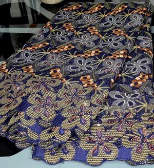 Exotic Luxury Embroidery Voile  Lace With Beautiful Edges