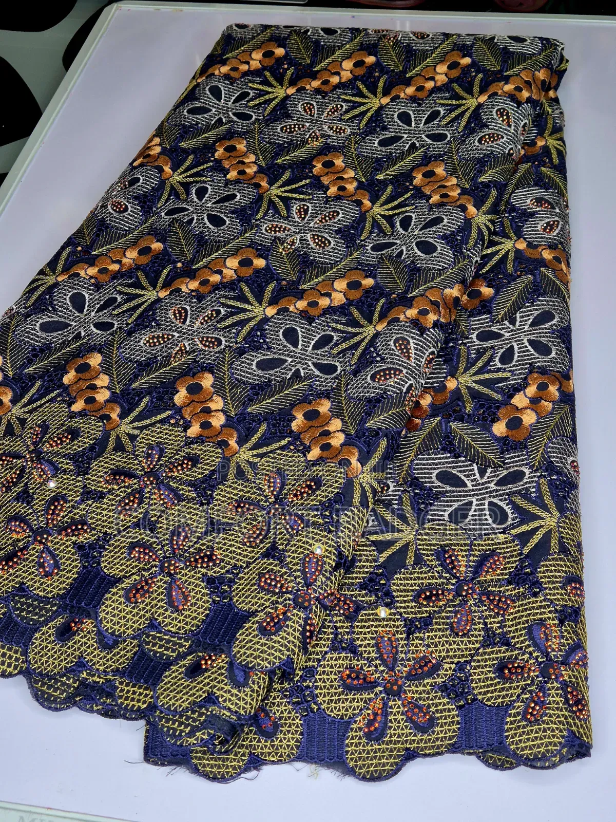 Exotic Luxury Embroidery Voile  Lace With Beautiful Edges