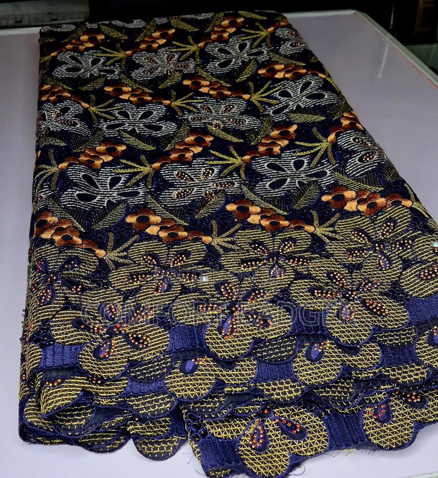 Exotic Luxury Embroidery Voile  Lace With Beautiful Edges