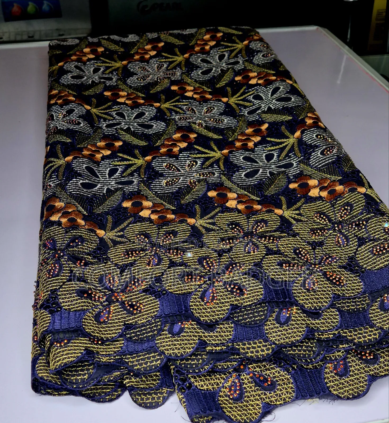 Exotic Luxury Embroidery Voile  Lace With Beautiful Edges