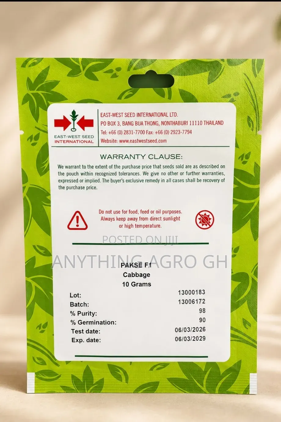 Hybrid Cabbage (Pakse F1)