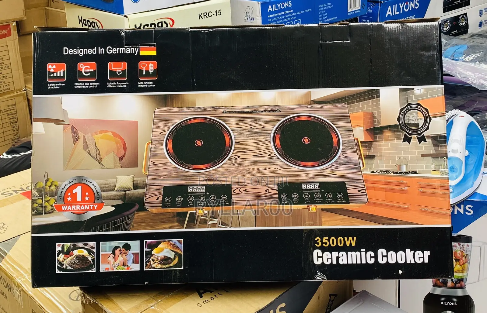Double Digital Infrared Cooker