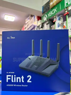 GL.iNet GL-MT6000(Flint 2) WiFi 6 Router | Gaming WiFi Router