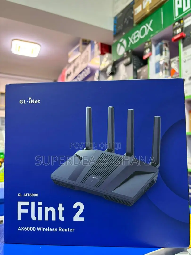 GL.iNet GL-MT6000(Flint 2) WiFi 6 Router | Gaming WiFi Router