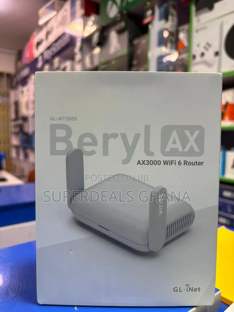GL.iNet GL-MT3000 (Beryl AX) Pocket-Sized Wi-Fi 6