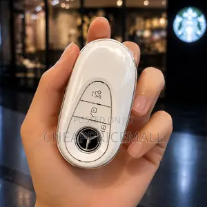 Mercedes Benz Car Key Fob Cover With Keychain