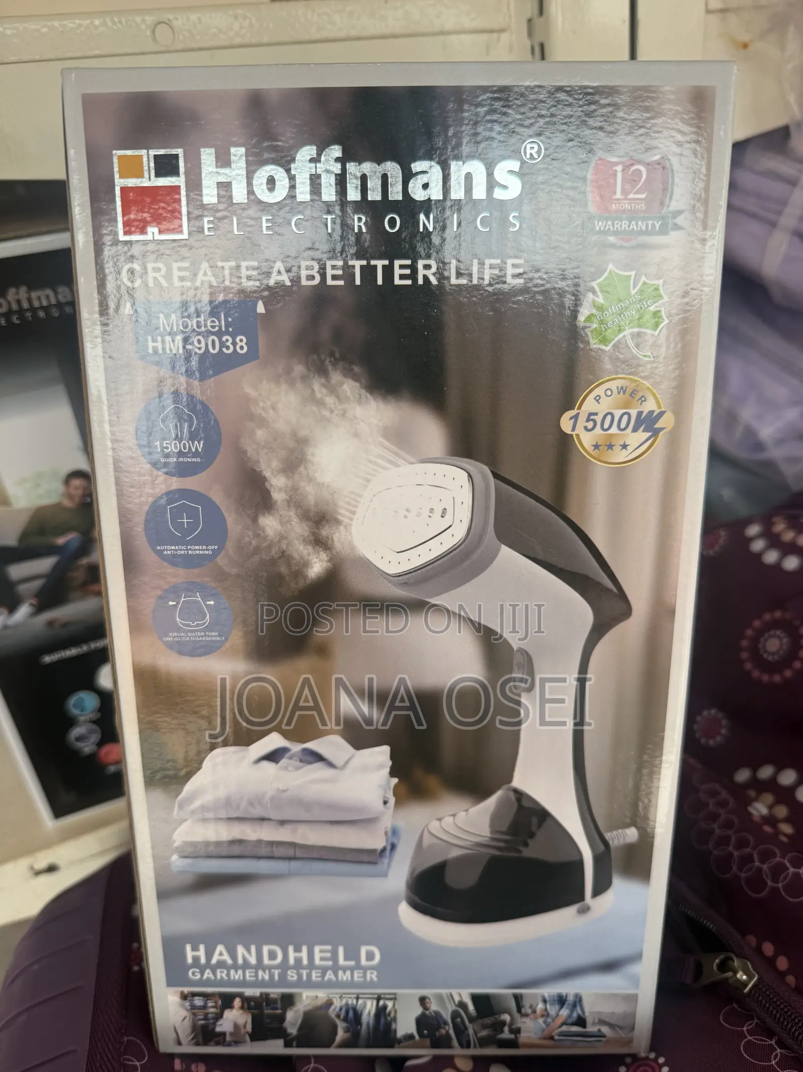 Hand Held Garment Steamer