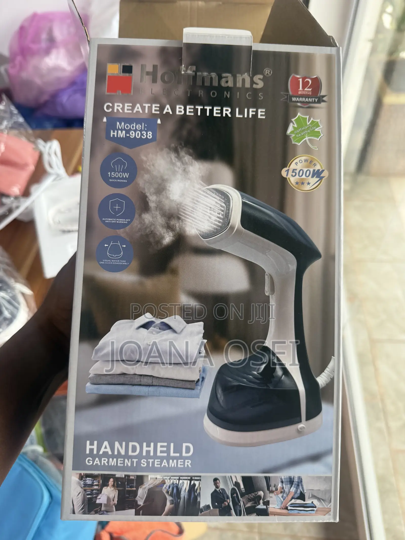Hand Held Garment Steamer