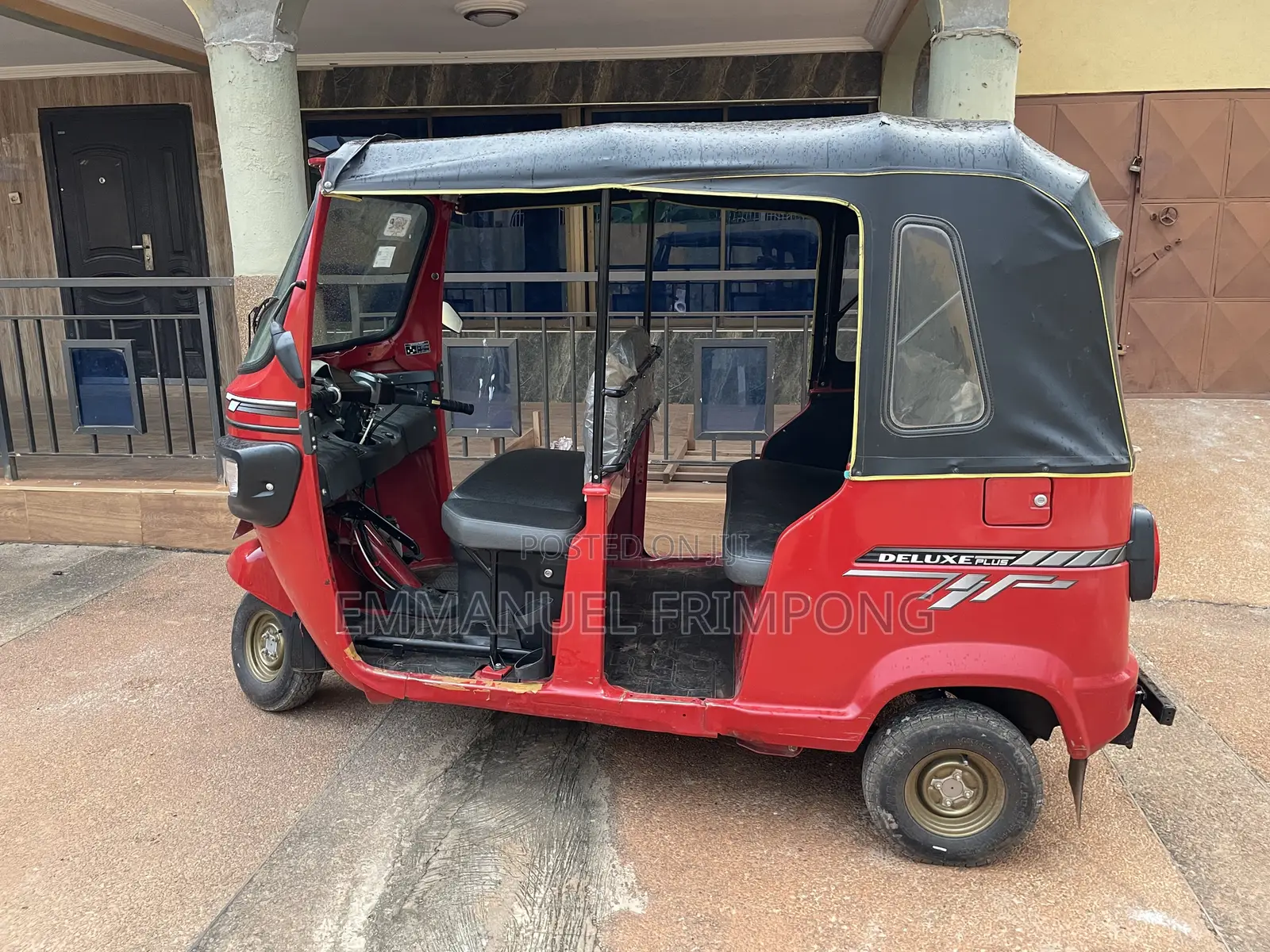 TVS King Deluxe Plus iTouch Start 2026 Red