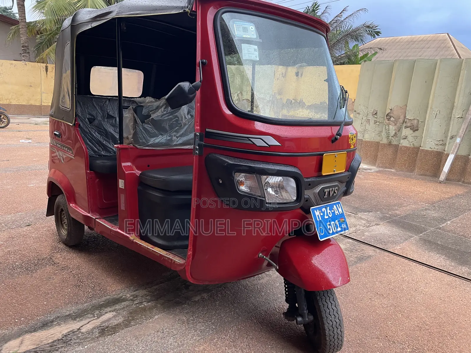 TVS King Deluxe Plus iTouch Start 2026 Red