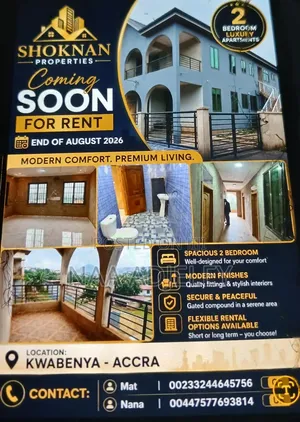 2bdrm House in Shoknan  Properties, Kwabenya for rent