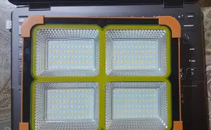 Rechargeable Emergency Solar-Powered LED Floodlight
