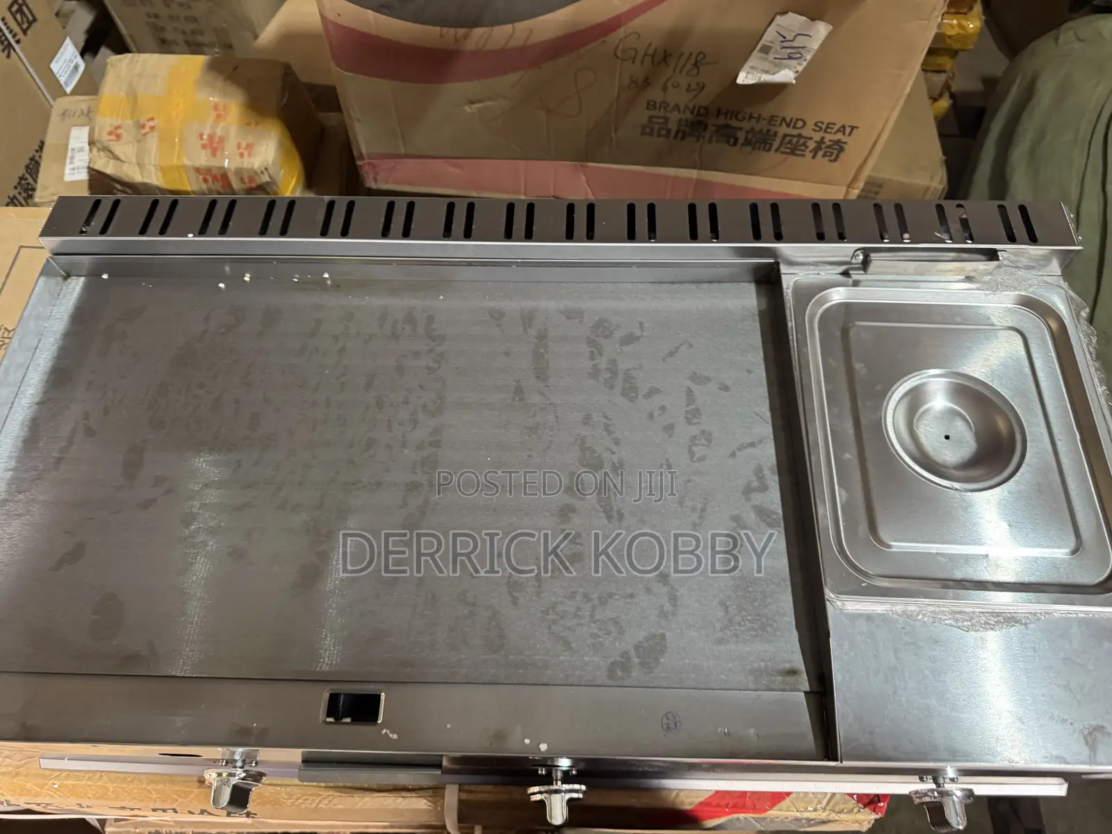 Brand New Griddle With Deep Fryer