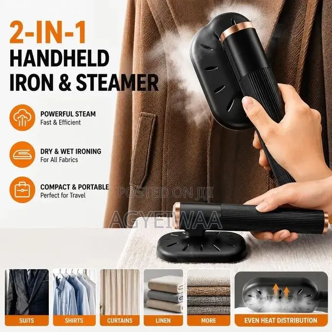 2in 1 Handheld Iron & Steamer