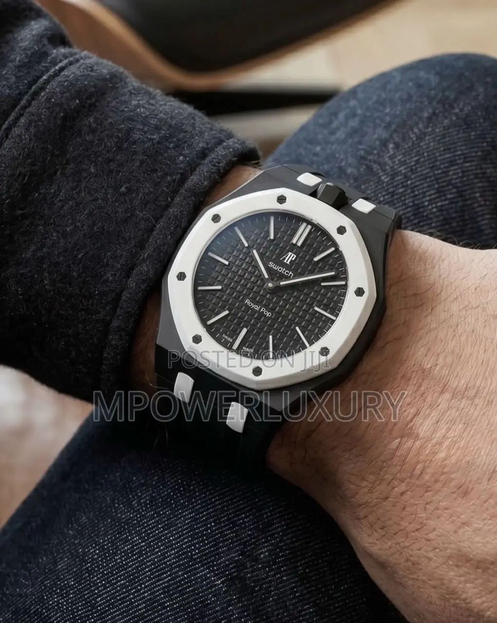 Luxury AP Swatch Rubber Watch
