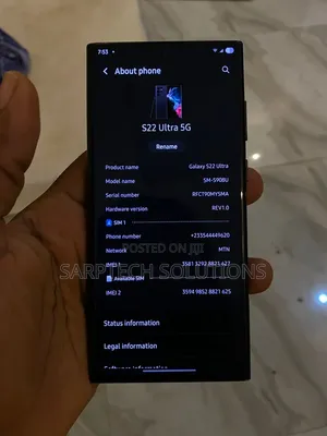 Samsung Galaxy S22 Ultra 5G 128 GB Black