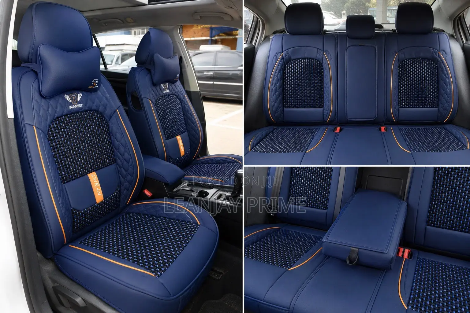 Nappa Leather Memory Foam Vehicle Seat Covers